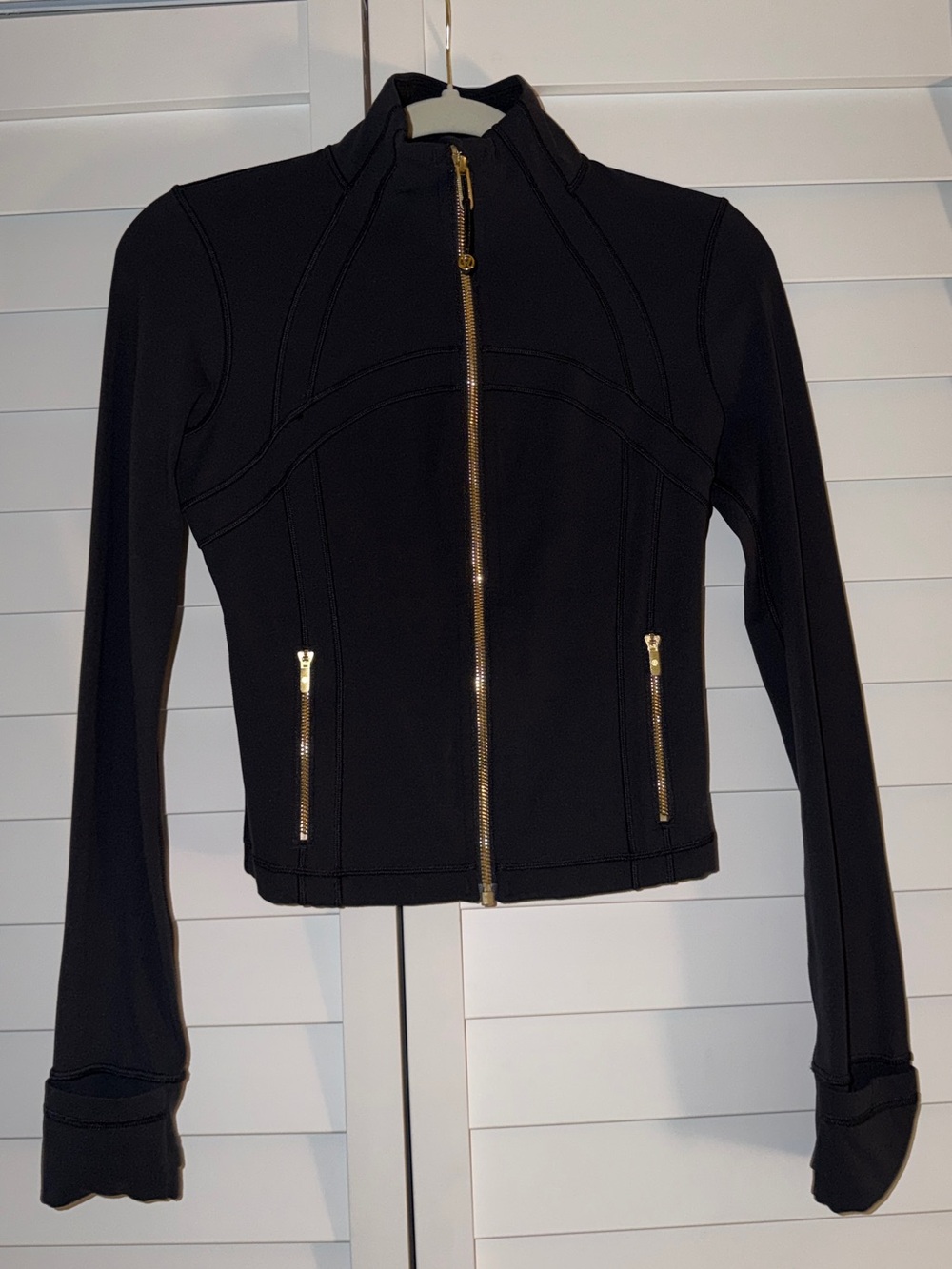 Lululemon Define Jacket with Gold Zipper